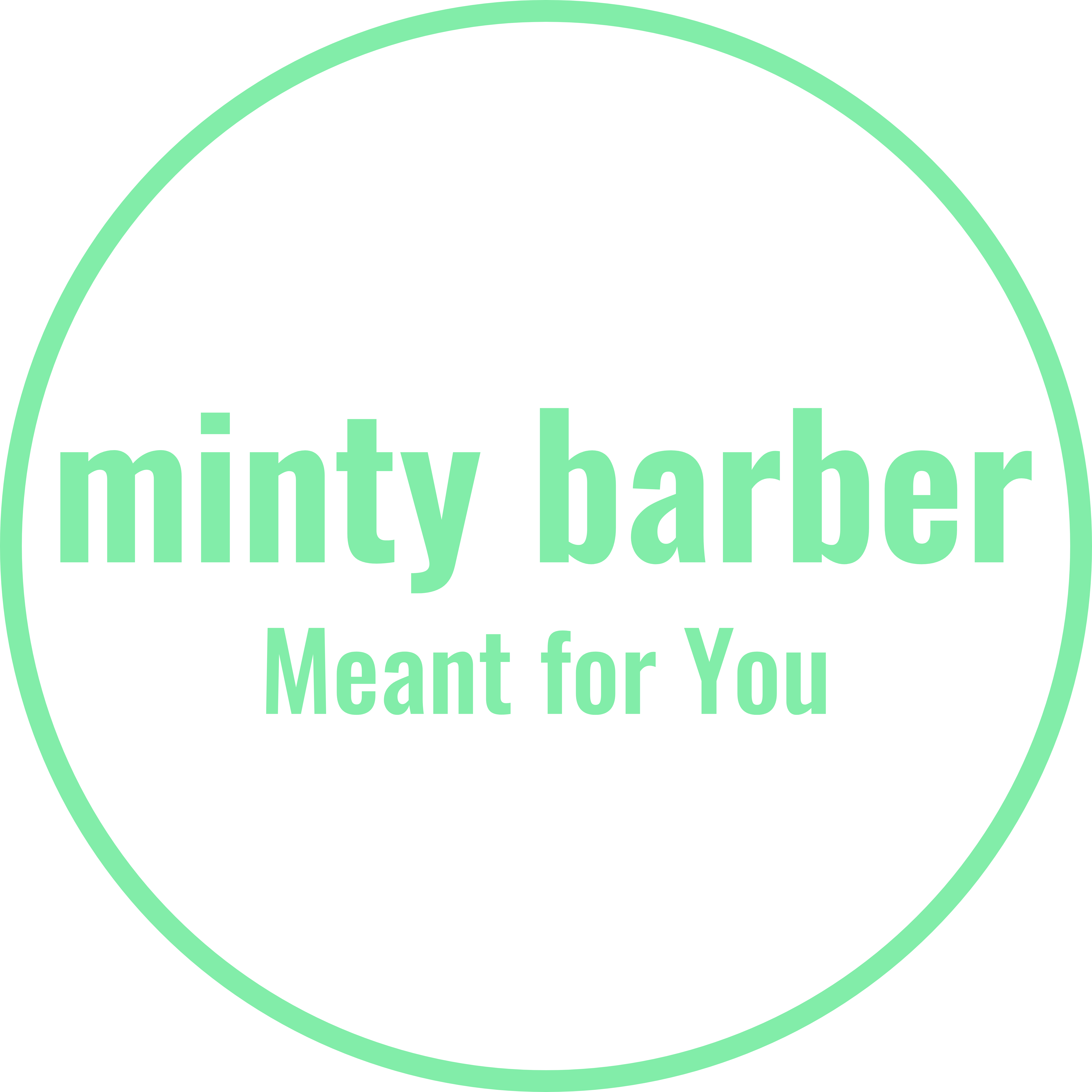 Minty Barber logo
